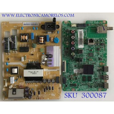 KIT DE TARJETAS PARA TV SAMSUNG / MAIN BN94-11796J / BN41-02307B / FUENTE BN44-00851A / L40MSF_FHS / PANEL CY-JJ040BGNV5H / MODELO UN40J5200AFXZA DA04